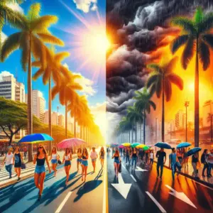 Hvordan er vejret i São Paulo i uge 42?